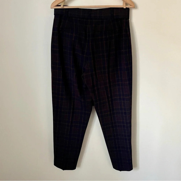 Aritzia  Wilfred Tie Front Jallade Pant Tweed Plaid - Picture 6 of 8